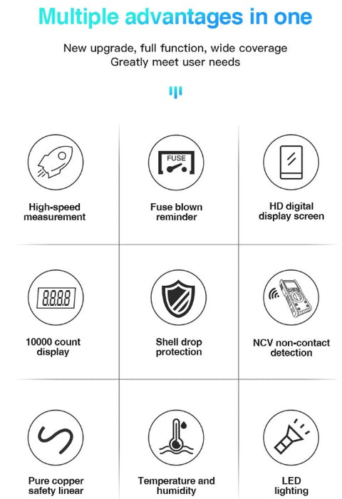 Multimeter Digital MD10K - KTI-MD10K