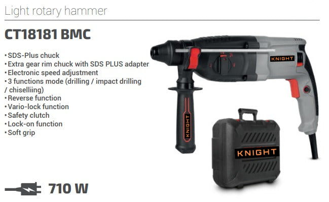 KNIGHT Impact drill 230V/710W/2.5J CT18212