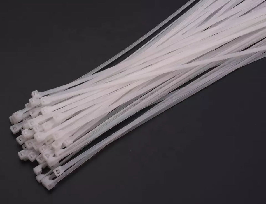 Cable ties White 300MM 