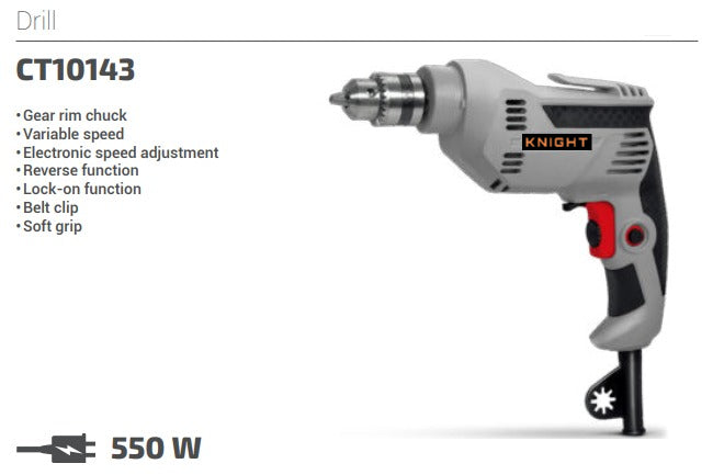 Knight Impact Drill 550W CT10143