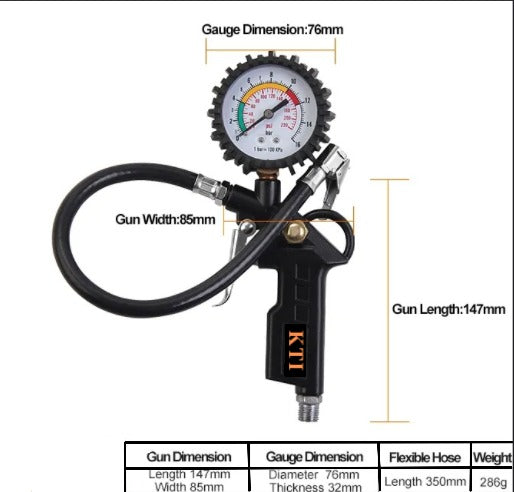 Air filler with manometer 16Bar