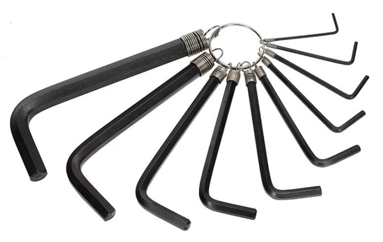 Allen key set 10 parts